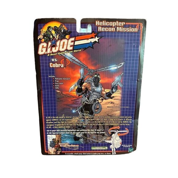 Hasbro 2002 G.I. Joe Vs Cobra Helicopter Recon Mission New In Box Y2K - Picture 2 of 8